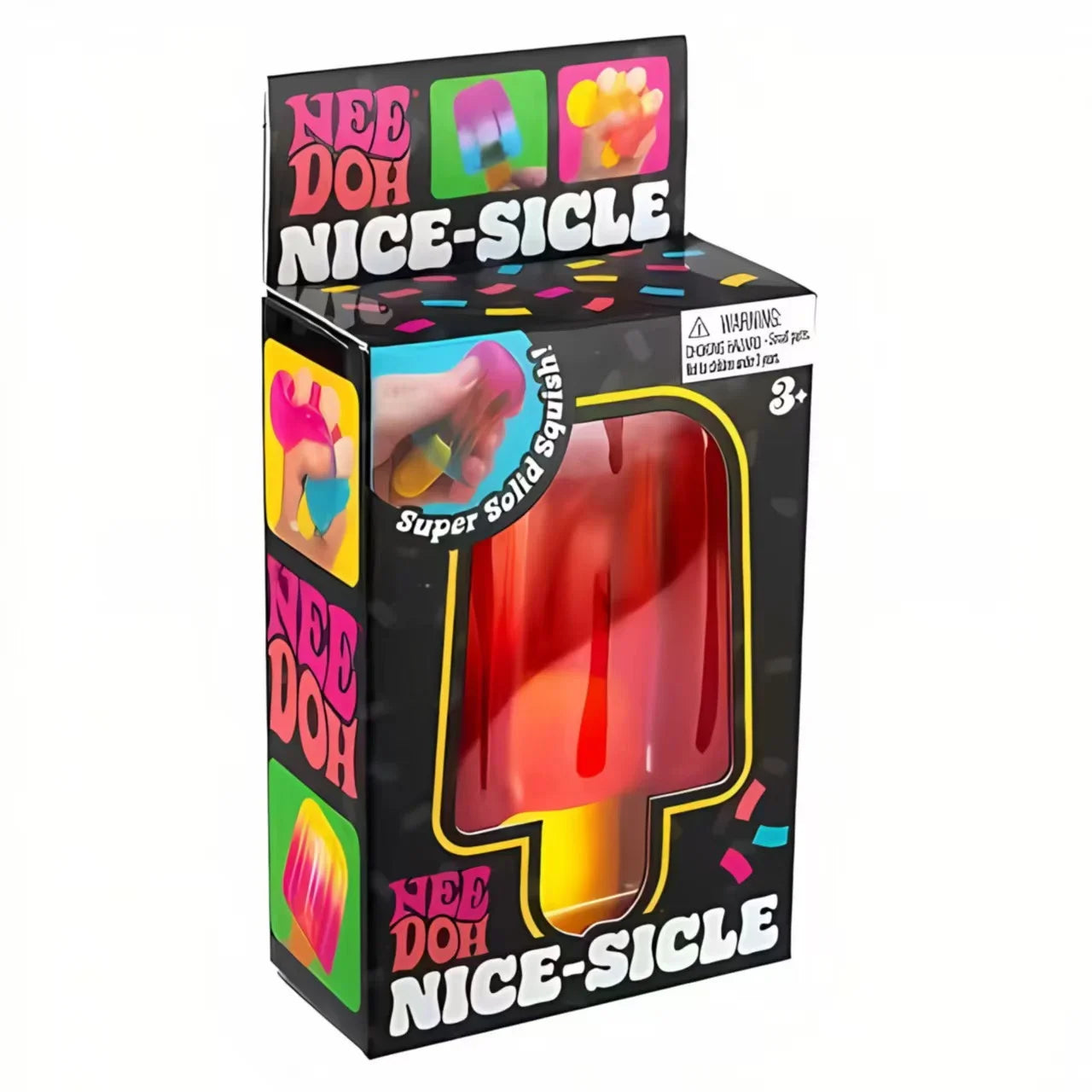 Schylling Needoh Nice Cube sensory toy, stress relieving block, pinch, relieve stress, puzzle and release