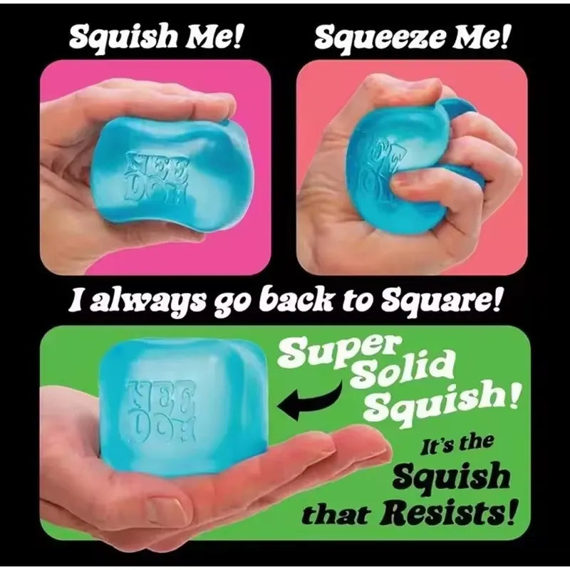 2026 Schylling Needoh Nice Cube, Sensory Toys, Anti-Stress Blocks, Stress Relief Jigsaw, Pressure Relief, Souvenir for Kids